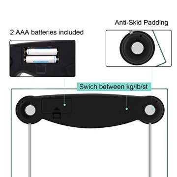 Malama Digital Body Weight Scale with High Precision Sensors