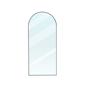 ZHUNFA Elegant Black Arched Full Length Mirror