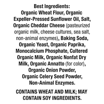 Annie's Organic Cheddar Bunnies - Healthy Snack Crackers 11.25 oz