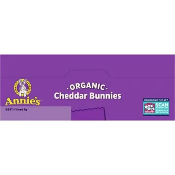 Annie's Organic Cheddar Bunnies - Healthy Snack Crackers 11.25 oz