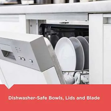 BLACK+DECKER EHC3002B 4-Cup Glass Bowl Electric Chopper: Chop, Serve, & Store, Black