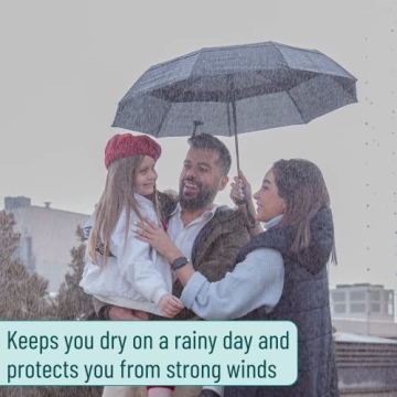 Compact Automatic Windproof Travel Umbrella