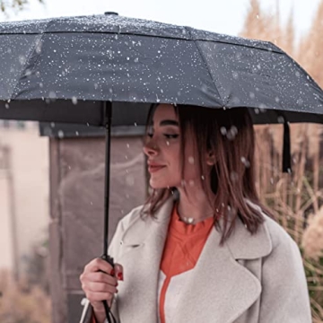 Compact Automatic Windproof Travel Umbrella