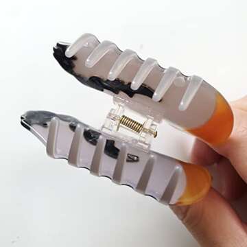 OMG Decor Duck Claw Clip,Acetate Hair Clips,Small Claw Clips for Women