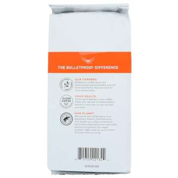 French Kick Ground Coffee Dark Roast, 12 Oz, Bulletproof Keto Friendly 100% Arabica Coffee, Certifie...