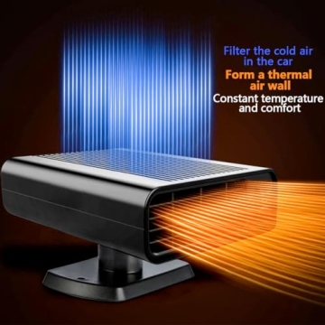 Showvigor Car Heater - 2-in-1 Fast Heating and Defogging