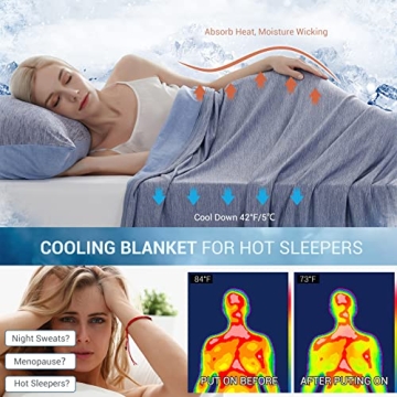 Marchpower Cooling Blanket for Hot Sleepers Comfort