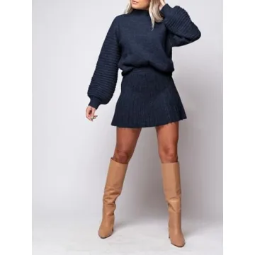 Stylish Zwurew Women's 2 Piece Set for Fall/Winter 2024