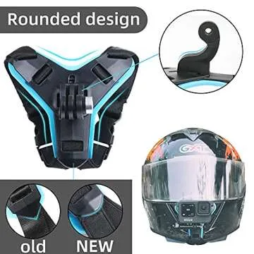 SUREWO Helmet Mount for GoPro - Secure & Versatile