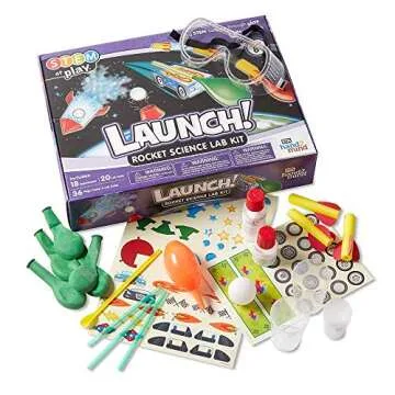 hand2mind Launch! Rocket Kids Science Kits, 18 STEM Experiments and Activities, Make Your Own Rocket, Solar System & Rocket Races | Educational Toys | STEM Authenticated
