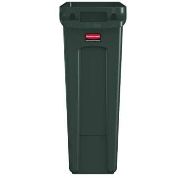 Rubbermaid Slim Jim 23 Gallon Recycling Bin with Easy Removal Features for Home and Office
