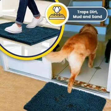 Muddy Mat® Super Absorbent Microfiber Dog Door Mat