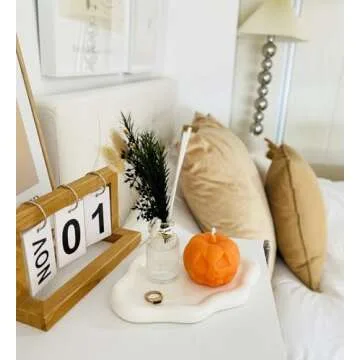 conviv Ceramic Jewelry Tray,Perfume Trinket Dish,Ring Key Bowl Vanity Cute Room Decor Aesthetic, Birthday Mother's Day Christmas Thanksgiving Day Warm House Gifts for Women(white+gift box)