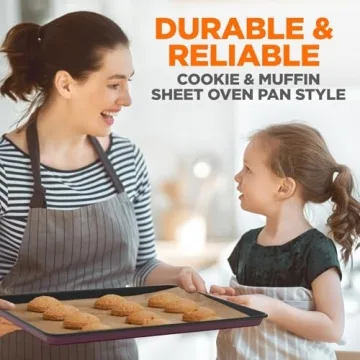 NutriChef 8-Piece Nonstick Bakeware Set for Easy Baking