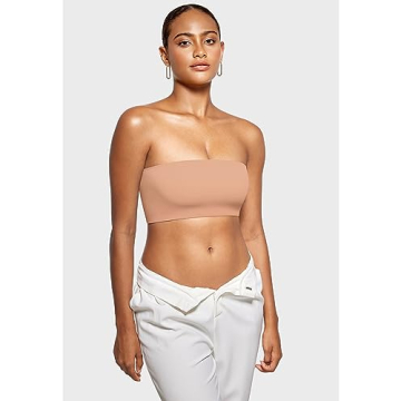 Comfortable Non-Padded Bandeau Bra for All Sizes