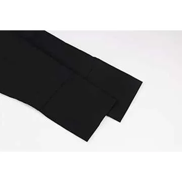 MISSACTIVER Women Solid Long Sleeve Button Up Crop Shirt Turn-Down Collar Irregular Loose Fitting Fashion Cropped Blouse Top(Large,Regular Hem#Black)