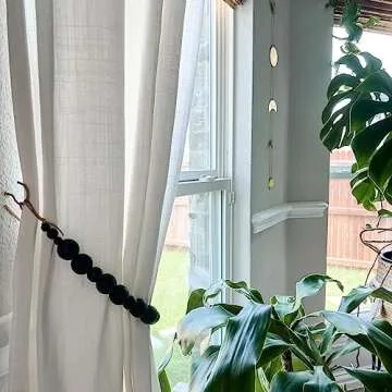 Deco Azul Black Curtain Tiebacks - Handmade Style and Quality