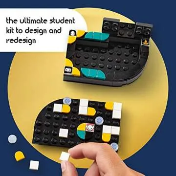 LEGO DOTS Hogwarts Desktop Kit 41811, DIY Harry Potter Back to School Accessories and Supplies, Desk Décor Items and Patch Sticker, Crafts Toys
