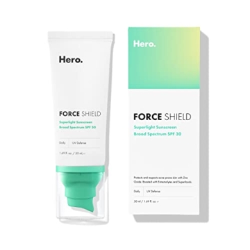 Hero Cosmetics Force Shield Superlight Sunscreen SPF 30 for Acne Prone Skin