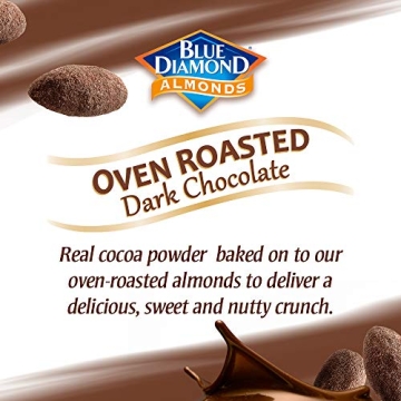 Dark Chocolate Flavored Almonds 40 oz Snack