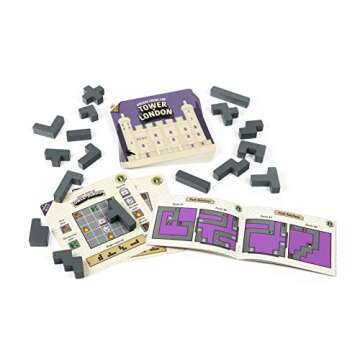 The Baker Street Detective Club - Escape from The Tower of London. Sherlock Holmes Themed Wooden Puzzle Challenge by Professor Puzzle