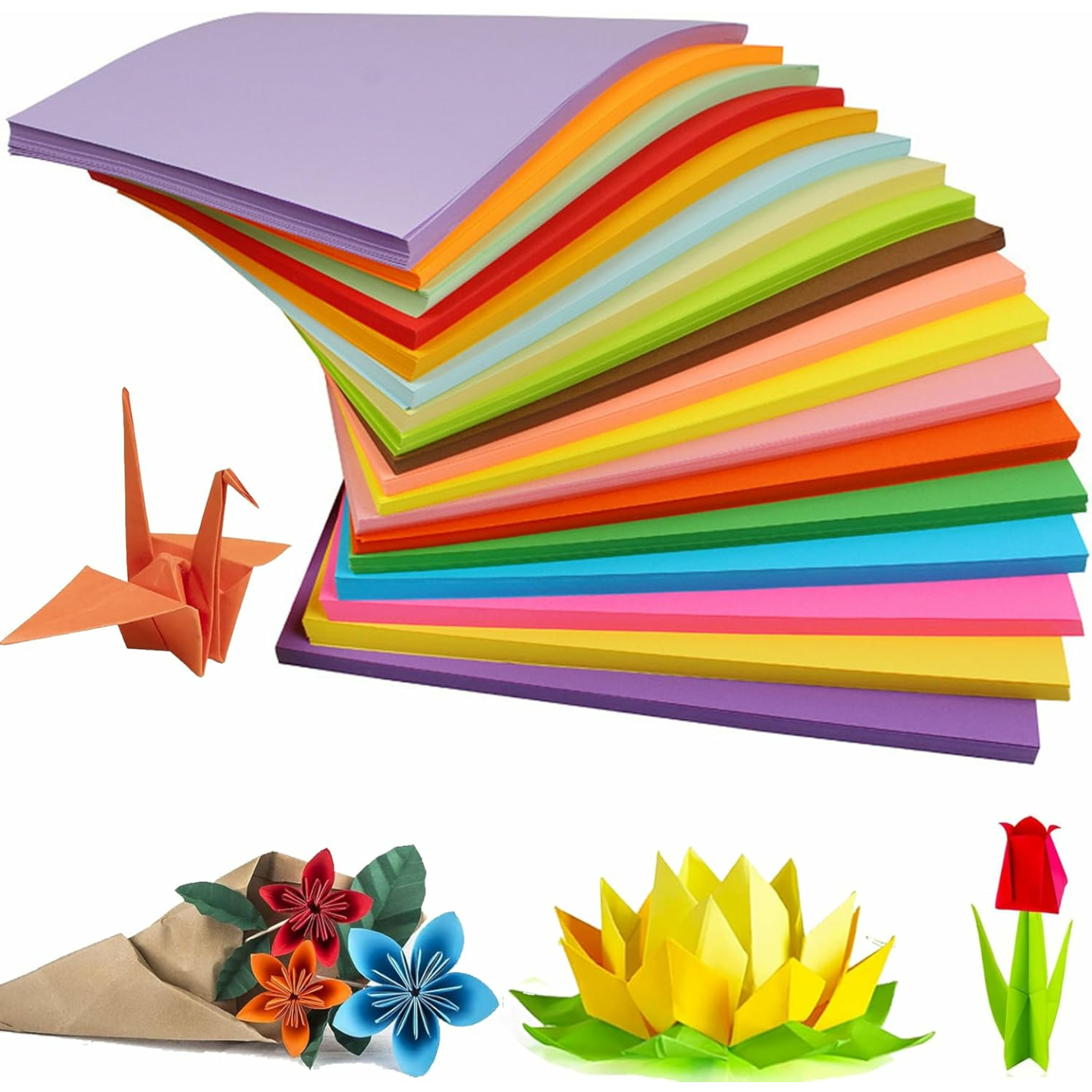 Colored A4 Paper 200 Sheets - 20 Color Assortment