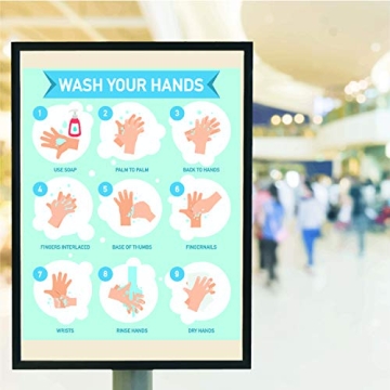 Laminated 16x20 Hand Washing Hygiene Poster for All