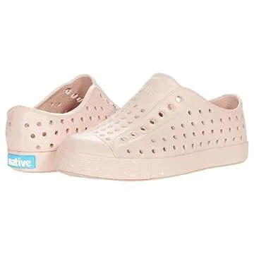 Native Shoes Kids Unisex Jefferson Bloom Slip-On Sneakers for Toddlers in Chameleon Pink and Shell S...
