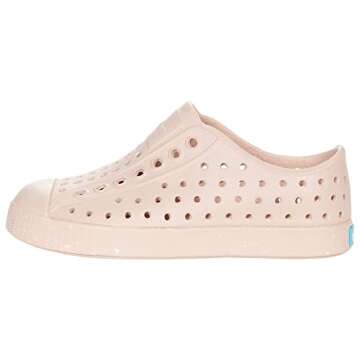 Native Shoes Kids Unisex Jefferson Bloom Slip-On Sneakers (Toddler) Chameleon Pink/Chameleon Pink/Shell Speckles 4 Toddler M