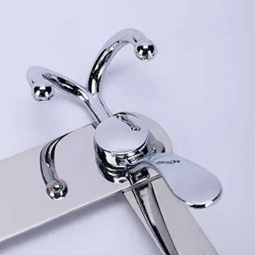 Encozy Over The Door Hooks - Heavy Duty Metal Coat Rack for Clothes, Hats, and Towels (2pcs)