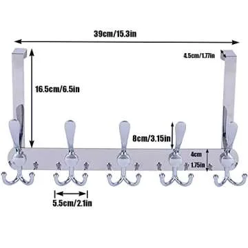 Heavy Duty Encozy Over The Door Hooks for Coats