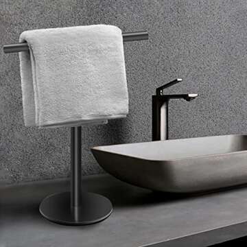 Stylish Hand Towel Holder Stand for Bathroom and Kitchen