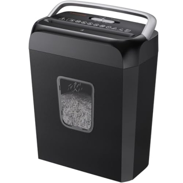 Bonsaii Paper Shredder for Home Use with 3.4 Gallon Wastebasket