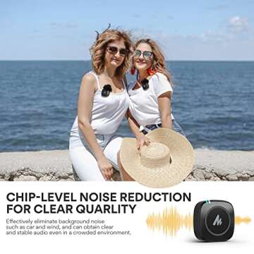 MAONO Wireless Lavalier Microphone for Vlogging & Streaming