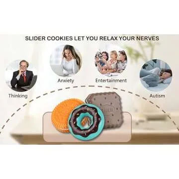 3pcs Haptic Coin Magnetic Fidget Slider, Magnetic Push Slider ADHD Sensory Toys Desk Office Fidget Toy Gifts for Adult Teens Kids