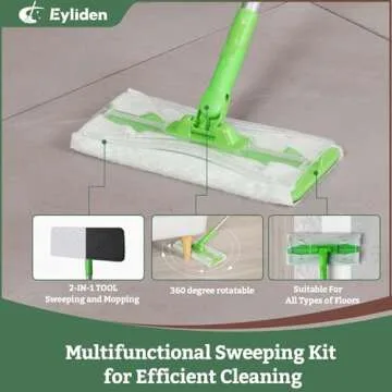 Eyliden Sweeper Mop with 36 Refills for Multi-Surface Cleaning