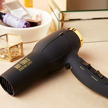 HOT TOOLS Pro 1875W Turbo IONIC Hair Dryer for Fast Styling