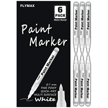 FLYMAX White Paint Pens for every creative project
