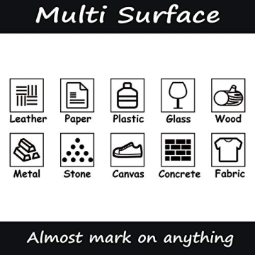 FLYMAX White Paint Pens for every creative project