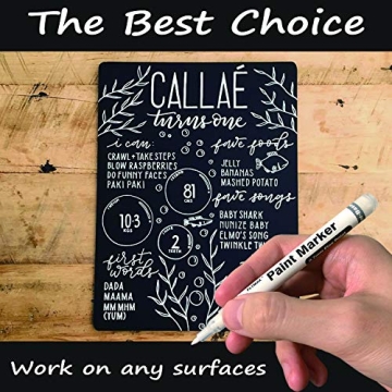 FLYMAX White Paint Pens for every creative project