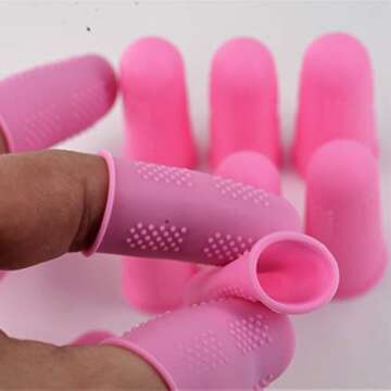 Protective Silicone Finger Covers for Crafting and Cooking