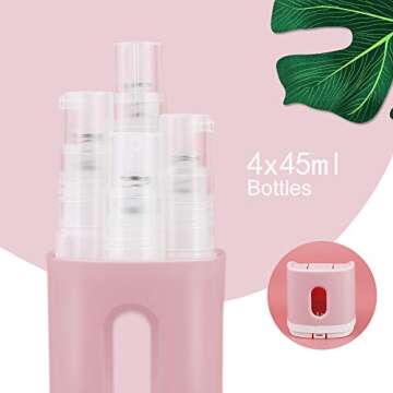 Trafield Travel Bottles - TSA Approved 4-in-1 Travel Accessories