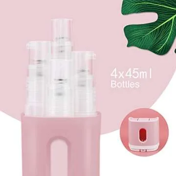 Trafield Travel Bottles - TSA Approved 4-in-1 Travel Accessories