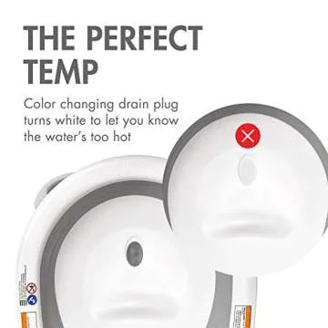 Boon Naked Collapsible Baby Bathtub - Adjustable 2-Position Collapsible Baby Bath for Travel - Recline or Sit Up for Infants and Toddlers - Baby Travel Essentials - Gray - Ages 0 to 18 Months