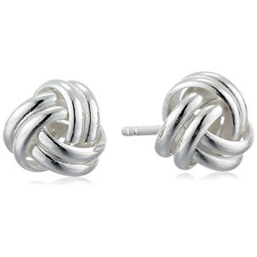 Amazon Essentials Sterling Silver Love Knot Earrings – Elegant & Timeless