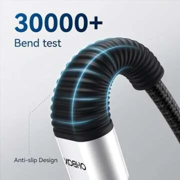 Extra Long USB C to USB C Cable 15FT 100W, USB C Charger Cable Fast Charging Cord Braided, Type C Cable for iPhone 16 15/15Plus/15Pro/Max, MacBook Pro/Air, iPad Pro/Air/Mini,Samsung,Pixel,Laptop