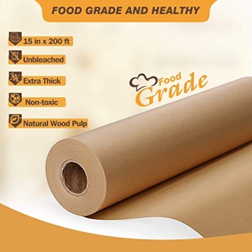 Unbleached Baking Paper Roll for Cooking & Baking