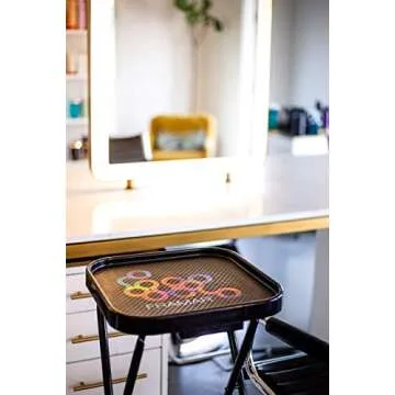 Framar Premium Salon Folding Trolley - Salon Trolley, Salon Tray, Salon Cart Folds up for Easy Storage