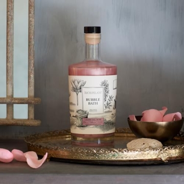 Charcoal Rose Bubble Bath - Moisturizing & Hydrating 25 oz