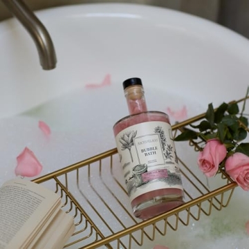 Charcoal Rose Bubble Bath - Moisturizing & Hydrating 25 oz